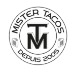 Logo de l'enseigne de restauration rapide, kebab, Mister Tacos givors